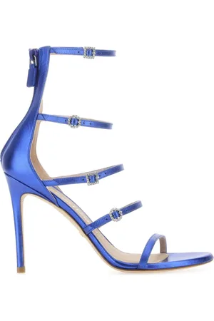 Stuart Weitzman Dame, Sko, Blå, 37 1/2 EU