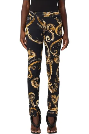 VERSACE Dame, Jeans, Svart, W32