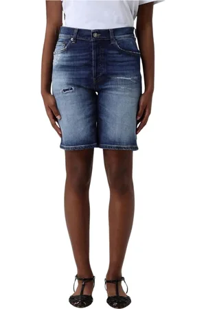 Dondup Dame, Shorts, Blå, W26