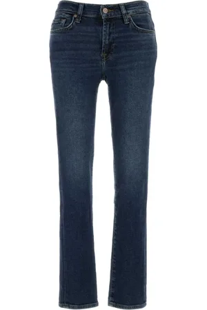 7 for all Mankind Dame, Jeans, Blå, W30