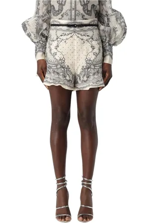 ZIMMERMANN Dame, Shorts, Flerfarget, M