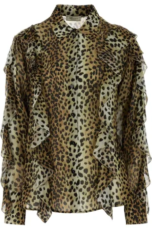 BLUMARINE Dame, Bluser & Skjorter, Flerfarget, S