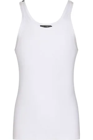 Dolce & Gabbana Herre, Topper, Hvit, S