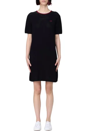 Fred Perry Dame, Kjoler, Svart, S