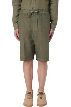 120% Lino Herre, Shorts, Grønn, XL