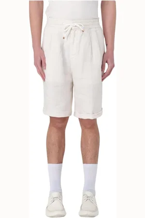 Brunello Cucinelli Herre, Shorts, Hvit, L