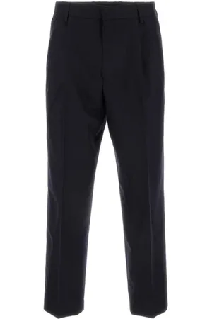 DRIES VAN NOTEN Herre, Bukser, Svart, L