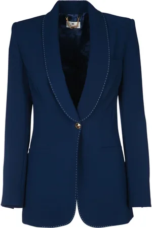 Elisabetta Franchi Dame, Jakker, Blå, M