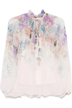 ZIMMERMANN Dame, Bluser & Skjorter, Flerfarget, S