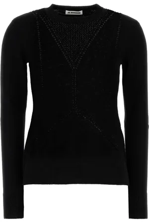 Jil Sander Dame, Strikkevarer, Svart, S