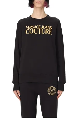 VERSACE Dame, Gensere & Hettegensere, Svart, S