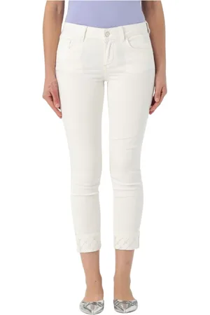 Liu Jo Dame, Jeans, Hvit, W27