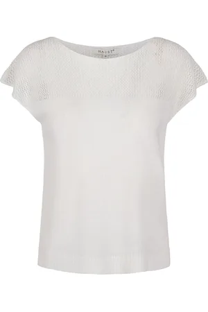 Haust Collection Dame, Strikkevarer, Hvit, L