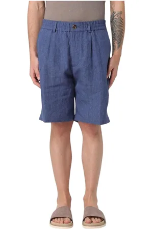 Brunello Cucinelli Herre, Shorts, Blå, M