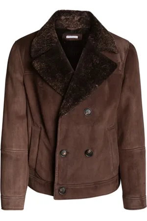 Brunello Cucinelli Herre, Jakker, Brun, L