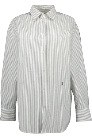 Saint Laurent Dame, Bluser & Skjorter, Grå, M