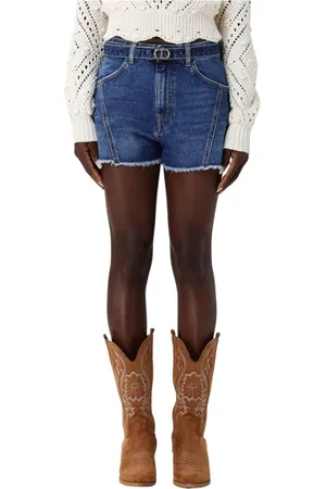 Twin-Set Dame, Shorts, Blå, W25