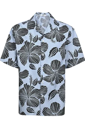 Msgm Herre, Skjorter, Blå, M