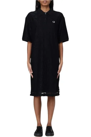 Fred Perry Dame, Kjoler, Svart, S