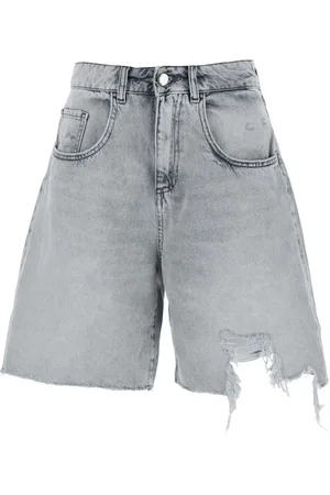 Icon Denim Dame, Shorts, Grå, W25