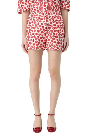 VERSACE Dame, Shorts, Rød, XS