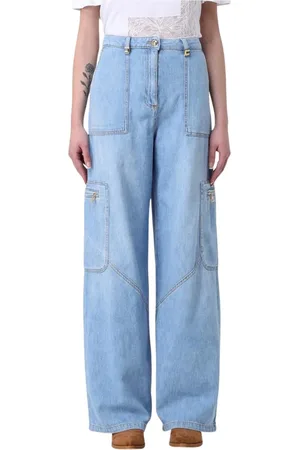 Elisabetta Franchi Dame, Jeans, Blå, W26