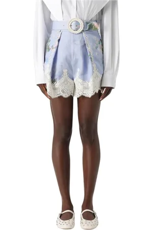 ZIMMERMANN Dame, Shorts, Blå, M