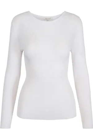 Haust Collection Dame, Strikkevarer, Hvit, XL