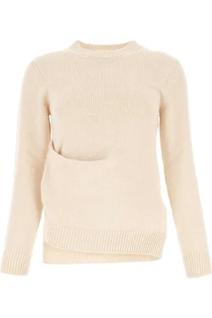 Jil Sander Dame, Strikkevarer, Hvit, 2XS