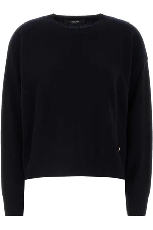 VERSACE Dame, Strikkevarer, Blå, 2XS