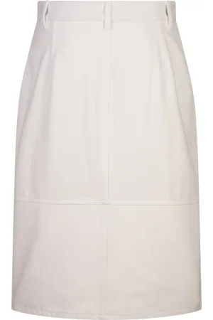 Jil Sander Dame, Skjørt, Hvit, M