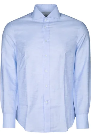 Brunello Cucinelli Herre, Skjorter, Blå, M