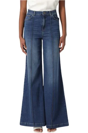 Twin-Set Dame, Jeans, Blå, W30