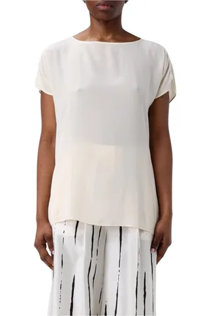 ALYSI Dame, Bluser & Skjorter, Hvit, L