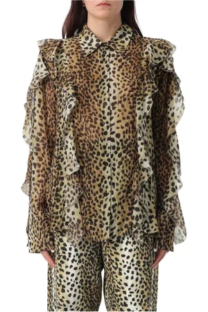 BLUMARINE Dame, Bluser & Skjorter, Flerfarget, XS