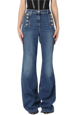 Elisabetta Franchi Dame, Jeans, Blå, W31