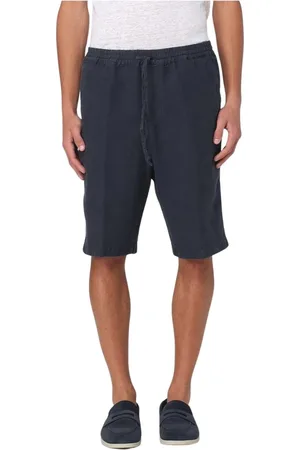 120% Lino Herre, Shorts, Blå, L