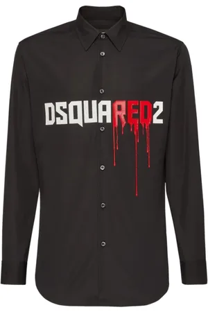 Dsquared2 Herre, Skjorter, Svart, M