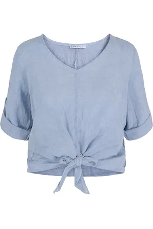 Haust Collection Dame, Bluser & Skjorter, Blå, 2XL