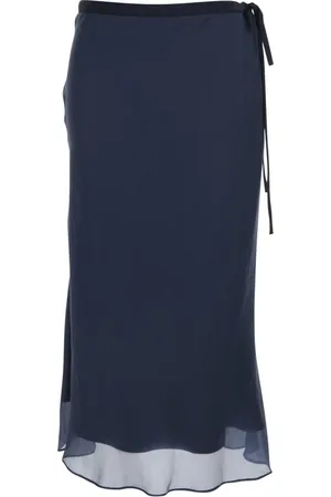 DUNST Dame, Skjørt, Blå, S
