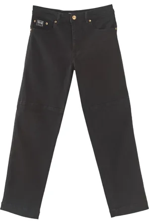 VERSACE Herre, Jeans, Svart, W40