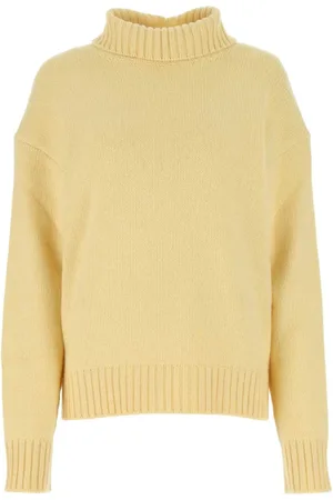 Jil Sander Dame, Strikkevarer, Gul, S
