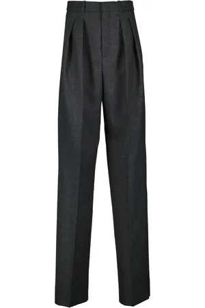 Saint Laurent Dame, Bukser, Grå, S