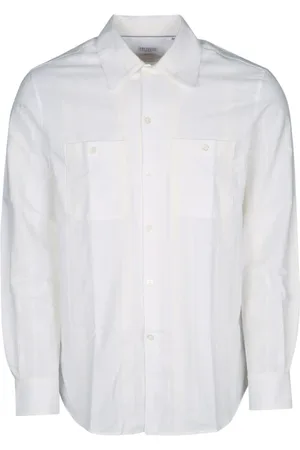 Brunello Cucinelli Herre, Skjorter, Hvit, M