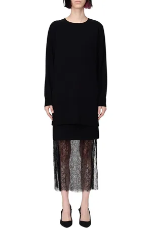 Twin-Set Dame, Kjoler, Svart, 2XL