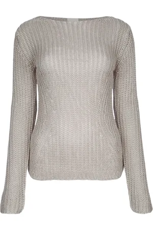 Calvin Klein Dame, Strikkevarer, Grå, M