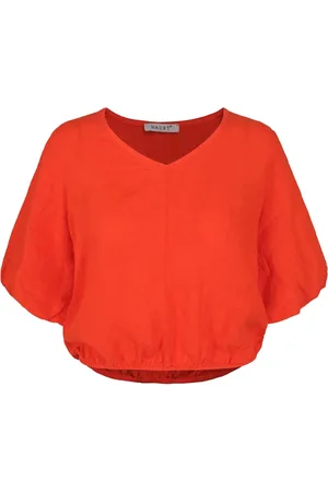 Haust Collection Dame, Bluser & Skjorter, Oransje, L