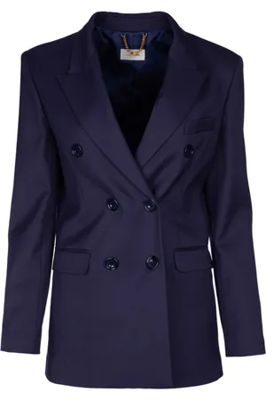 Elisabetta Franchi Dame, Jakker, Blå, XS
