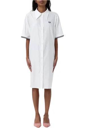 Fred Perry Dame, Kjoler, Hvit, M