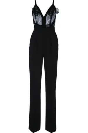 Elisabetta Franchi Dame, Jumpsuits & Playsuits, Svart, L